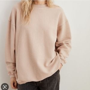 Likenew corded oversized sweatshirt